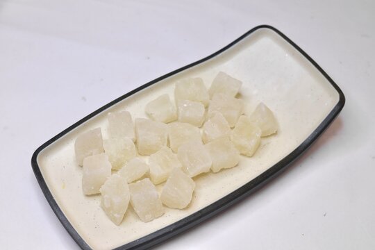 Petha is a translucent soft candy from the Indian subcontinent made from ash gourd or white pumpkin