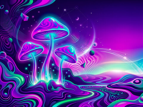Luminous Cosmic Mushrooms