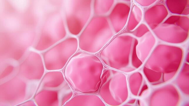 Abstract Molecular Network Complex network of interconnected molecules, abstract representation of molecular interactions, scientific visualization of complex systems