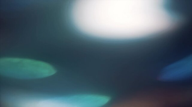Cinematic Light Leaks Overlay Transitions and Abstract Bokeh Flares.