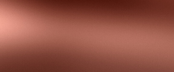 Obraz premium grainy copper metal texture gradient brown bronze noisy blurry abstract plain background