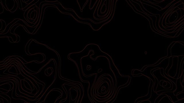 Exploring abstract patterns of lines and shapes on a dark background in a creative visual display