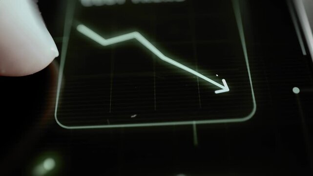 Declining cost trend appears on analytics panel