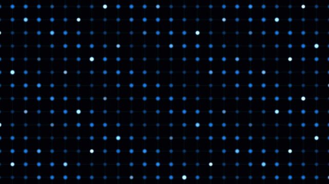 Blinking Blue Glitter Grid Background Seamless Loop