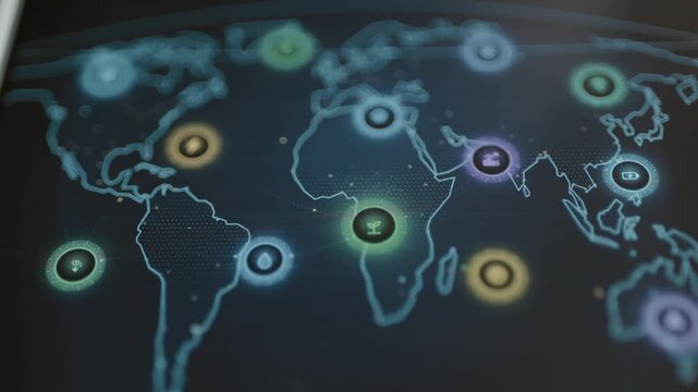 Global sustainability network maps connected resource nodes
