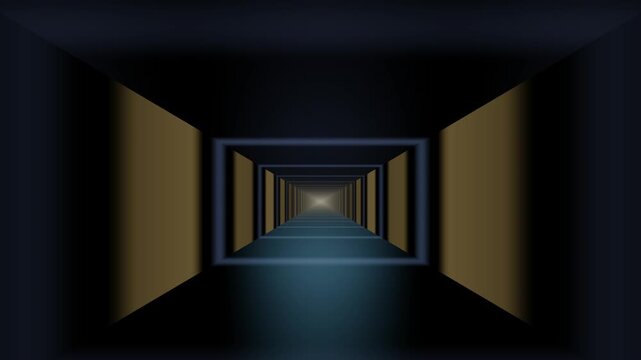 Glowing Tunnel Endpoint Background Seamless Loop