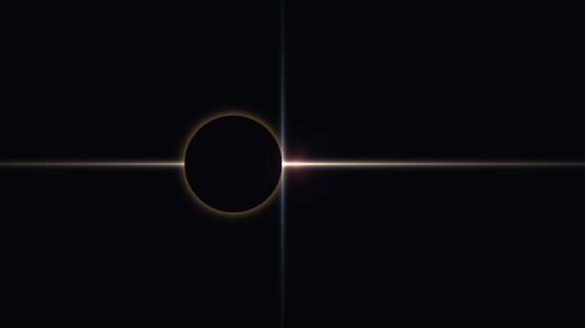 Solar Eclipse Corona Seamless Loop