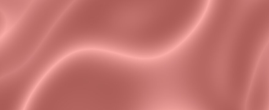 Soft Pink Abstract Background with Glowing Curved Shapes