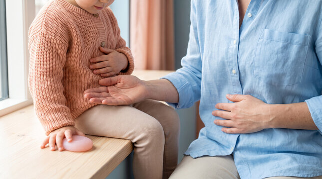 Shared breathing practice in a pediatric window bay
