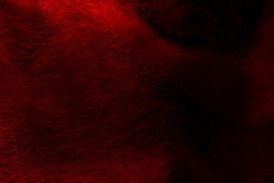 red woollen soft sinews on black background