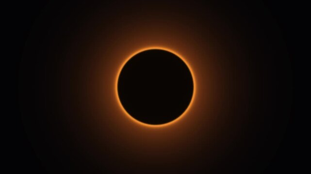 Solar Eclipse Corona Glow Seamless Loop