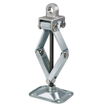 Isolated metal screw jack, scissor jack, or lifting device with a