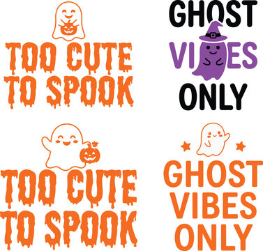 Spooky Halloween T-Shirt Design Collection &ndash; Cute, Creepy & Vintage Horror Graphics