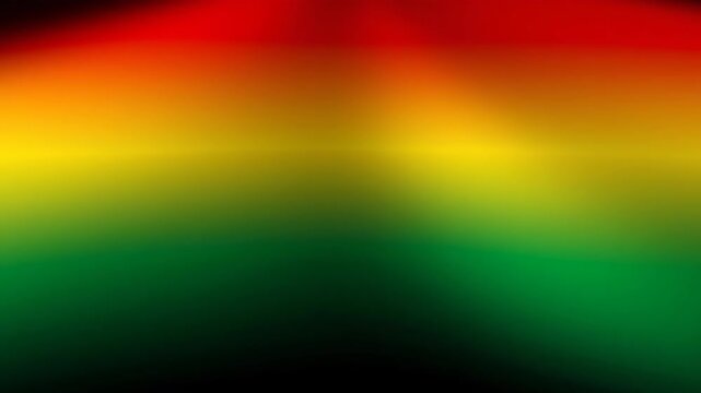 Vibrant reggae colors gradient background red gold green black