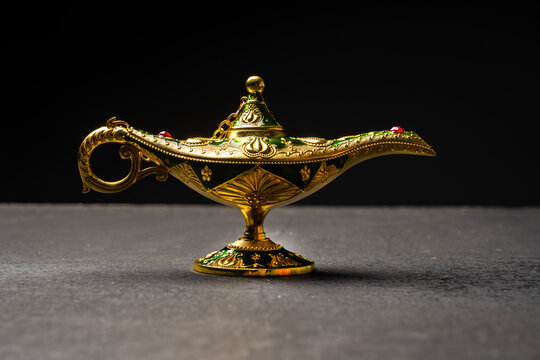 The Golden Genies Magic Lamp
