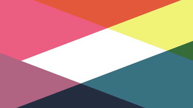 Geometric Abstract Pattern with Vibrant Colors 4K