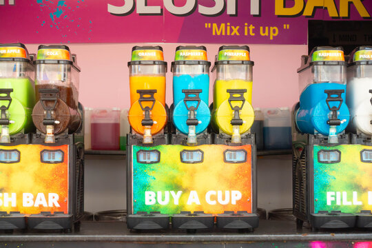 A slushy store where you buy a cup and then help yourself