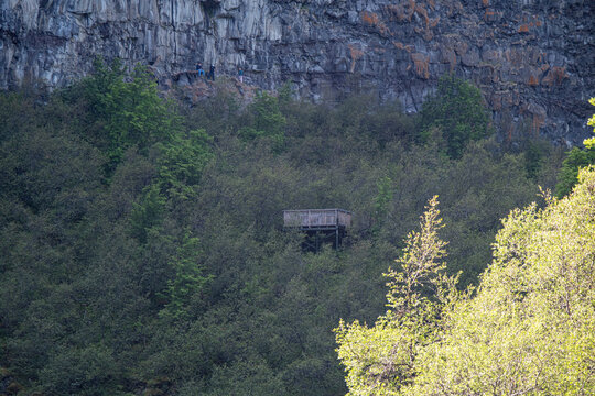 Viewing Platform, &Aacute;sbyrgi Canyon