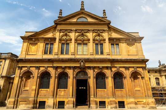 Sheldonian Theatre of Oxford University in Oxford, Oxfordshire, England, UK