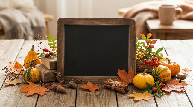 Uplifting Seasonal Quote Text Displayed Against Rustic Surface Decorated with Fall Leaves and Foliage autumn quote inspirational phrase seasonal phrase autumn foliage fall leaves rustic wall autumn