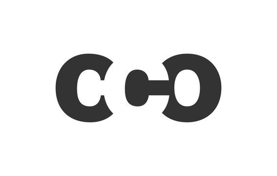 CCO logo design. Initial letter C C O bold font style for tech startups, consulting, corporate branding. Creative company name, headlines typography identity, trendy logotype.