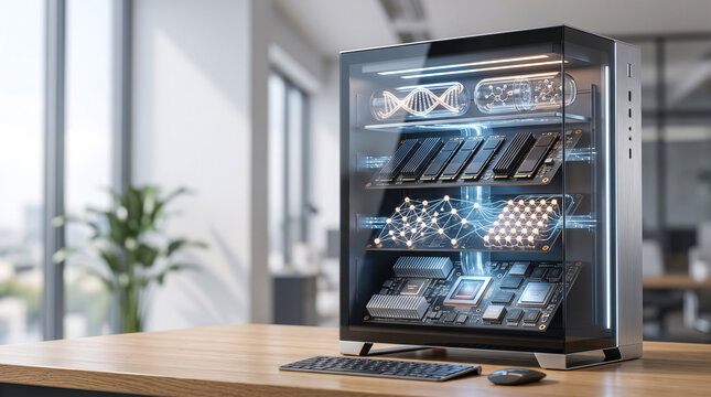 Ordinateur du futur combinant stockage ADN et informatique neuromorphique