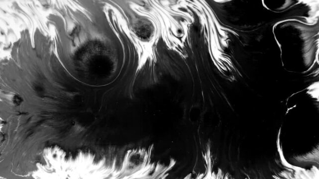 Flowing White Ink Background for Music Videos, Film Titles and Chinese Style Commercials