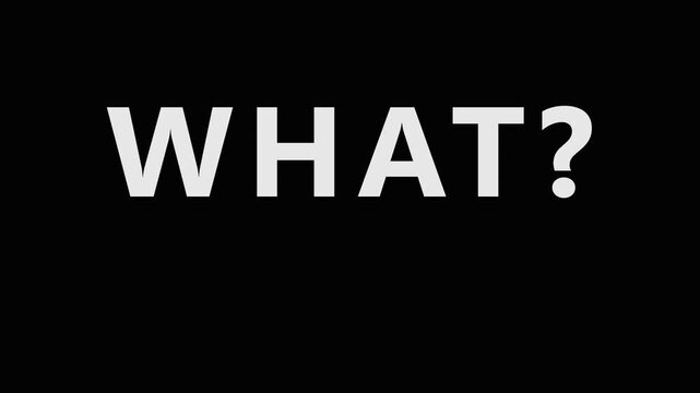 Abstract Glitch Effect with Repeated Question Marks on Black Background