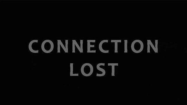 Digital disconnect concept subtle text animation in various light settings for tech presentations
