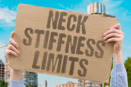 "Neck stiffness limits" Cervical rigidity restricts motion. CERVICAL. RIGIDITY. RESTRICTS. MOTION. RANGE.