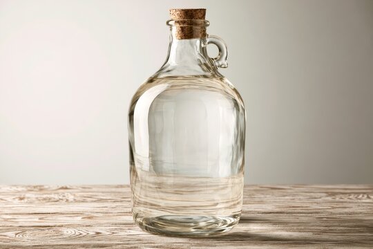 Clean equipment, against a minimal background with warm light and refined detail