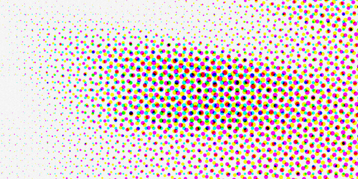 Abstract colorful pixelated background with gradient and random dot pattern