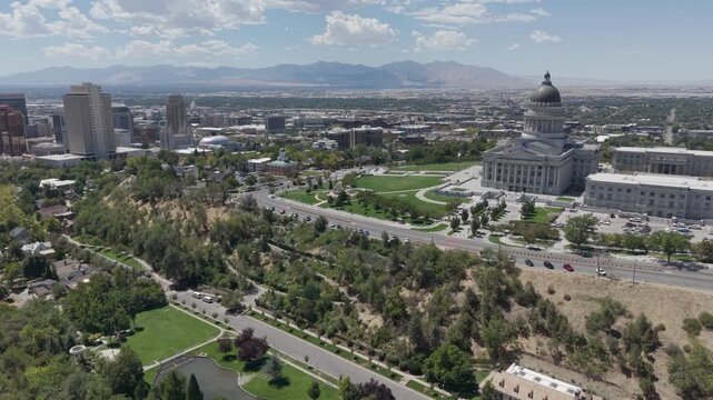aerial view of SLC