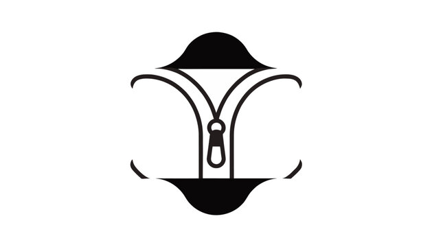 zipper symbol, icon, graphic