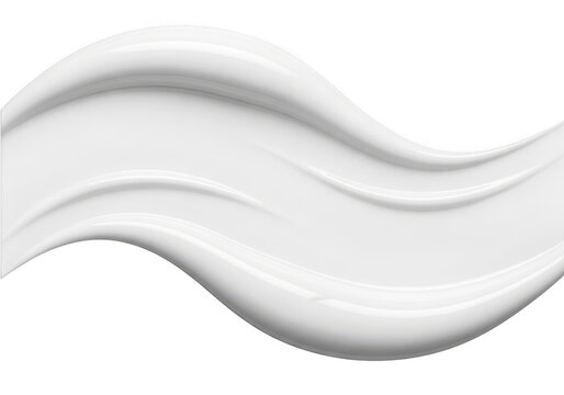 Smooth white cosmetic cream texture smear
