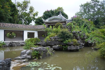 Naklejka premium chinese garden