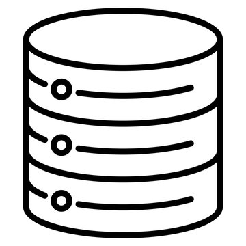 Database Icon Element For Design