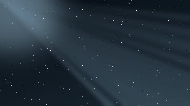Cinematic Volumetric Rays and Cosmic Particles 4K Loop