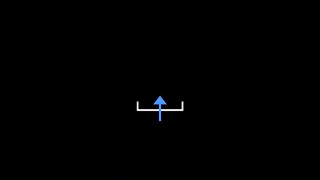 File Upload Arrow and Tray Seamless Loop Animation