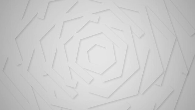 Abstract geometric pattern in motion with subtle light changes and depth creating a hypnotic visual loop