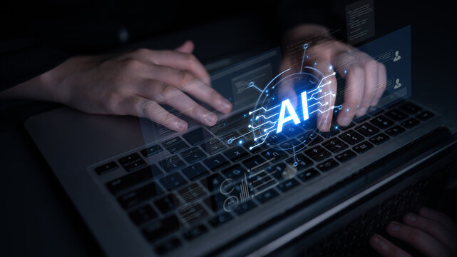 Futuristic software development concept featuring AI pair programmer, automated AI code generation, and real-time AI debugging. Ideal for DevOps and tech AI innovation. Corpus