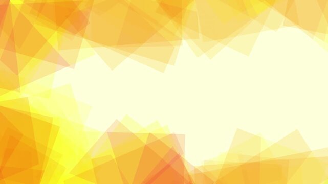 Abstract Yellow and Orange Geometric Pattern 4K