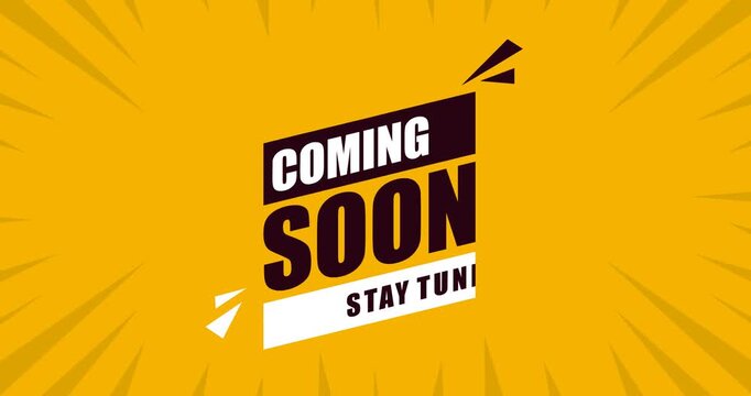 coming soon banner passion animation