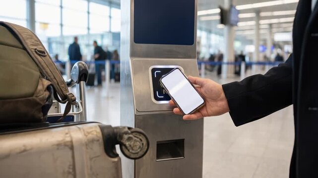 Instant Payment with NFC Smartphone at Airport Terminal Gate