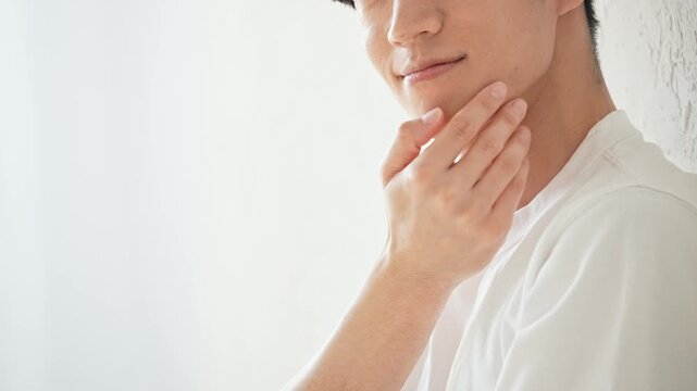 Images of male beauty: men, skincare, hair removal, cosmetics, beauty products, beautiful skin, skin brightening, beard, facial hair, aesthetic treatments, salons, youth.