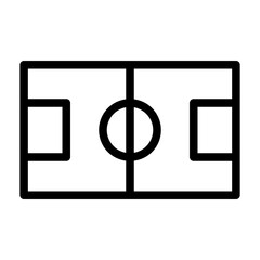 soccer field line icon © Slamet