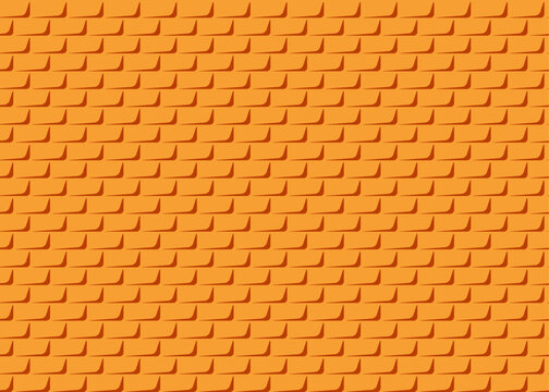 Seamless orange brick wall pattern, flat minimalist vector background
