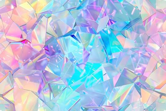 Abstract Colorful Geometric Triangle Pattern Background with Bright Polygon Shapes, Mosaic Texture, Seamless Vector Design and Modern Decorative Wallpaper Illustration