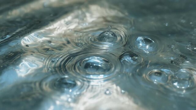 Liquid texture reflecting light