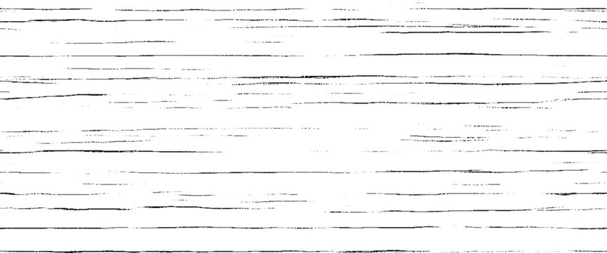 Black horizontal lines and dots on a white background abstract texture pattern